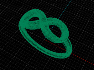 infinity ring 3D Model