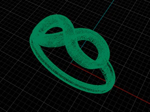 anello infinito Modello 3D