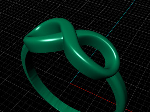 infinity ring 3D Model