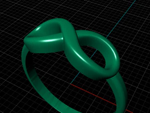 anello infinito Modello 3D