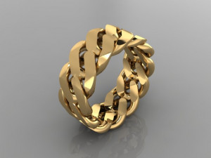 cuban ring 3D 모델