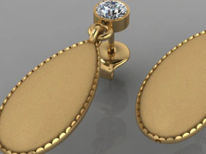 drops earring 3D Model