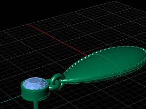 drops earring 3D Model
