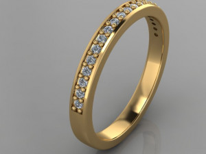 diamond ring Modelo 3D