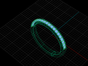 diamond ring Modelo 3D