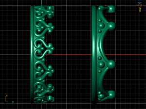 twin rings Modelo 3D