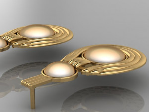 classic earring 3D 모델