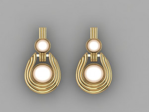 classic earring 3D 모델