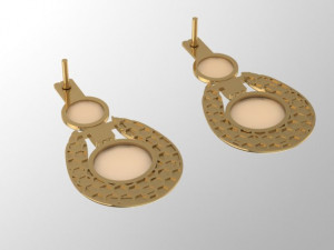 classic earring 3D 모델
