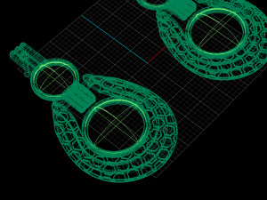 classic earring 3D 모델