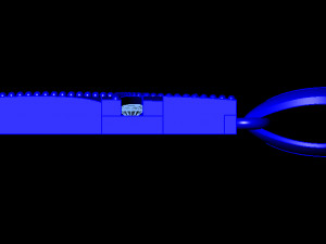 cross pendant m 3D 模型