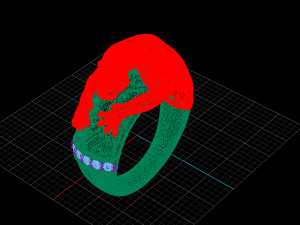tiger ring 3D Model