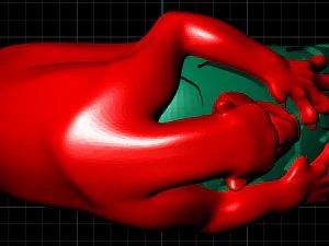 anello della tigre Modello 3D