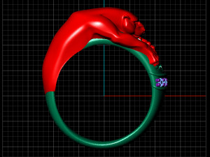 tiger ring 3D Model