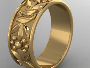 cincin emas Model 3D