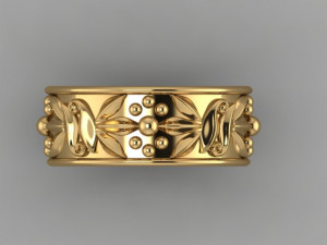 gold ring 3D Model