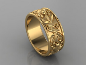 gold ring 3D Model