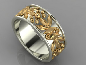 gold ring 3D Model