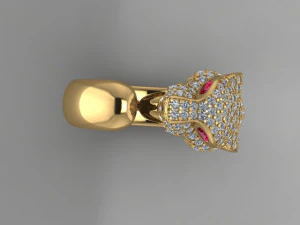 panther ring 3D Model