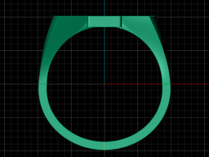 ankh cross ring 3D 模型