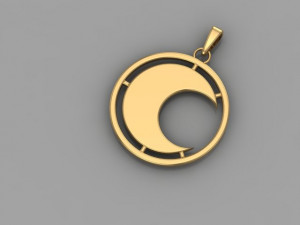 moon pendant 3D Model