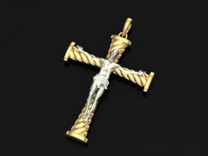 cross pendant 3D 모델