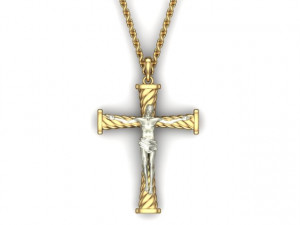 cross pendant 3D 모델