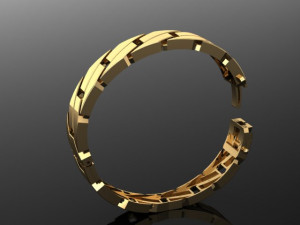 cuban bracelet Modèle 3D