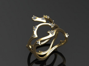 branch ring 3D 模型