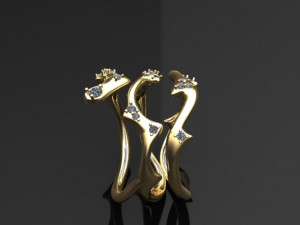 branch ring Model 3D