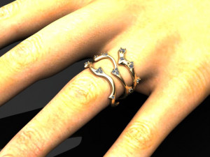 branch ring Model 3D