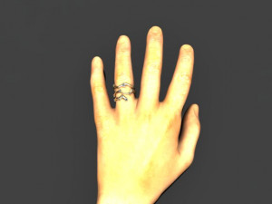 branch ring Model 3D