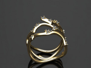 branch ring Model 3D
