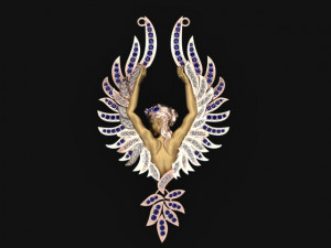 fairy pendant 3D 模型