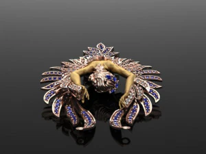 ciondolo fata Modello 3D