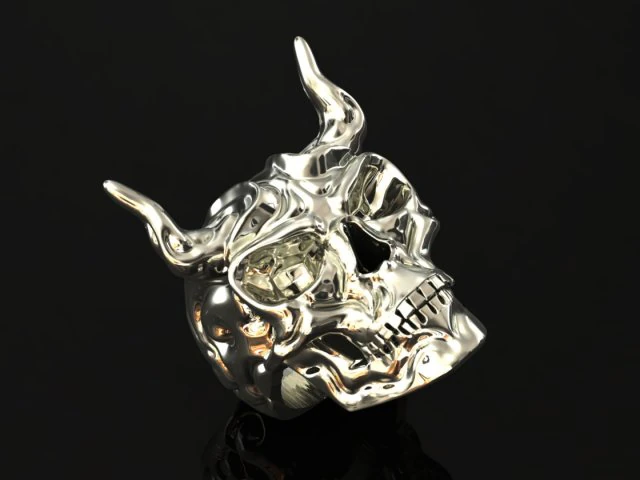 anello del teschio Modello 3D .c4d .max .obj .3ds .fbx .stl .blend