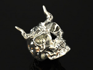 skull ring Modelo 3D