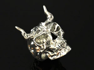 anello del teschio Modello 3D