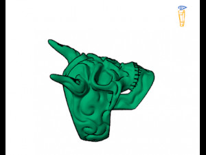 skull ring 3Dモデル
