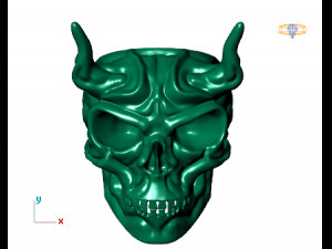 skull ring 3Dモデル