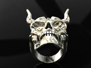 skull ring 3Dモデル