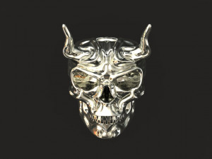skull ring 3Dモデル