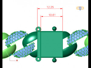 cuban chain bracelet 3D Model