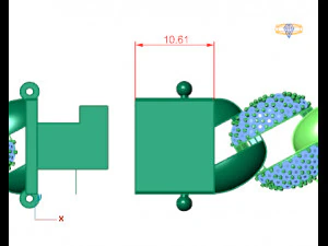 braccialetto a catena cubana Modello 3D