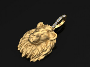 lion pendant 3Dモデル