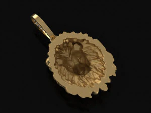 aslan kolye 3D Model