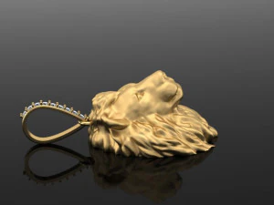 aslan kolye 3D Model