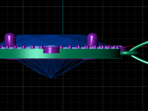 oval pendant Modèle 3D