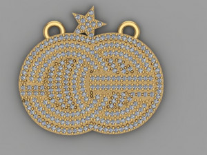 diamond pendant Modelo 3D