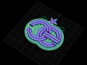 diamond pendant Modelo 3D